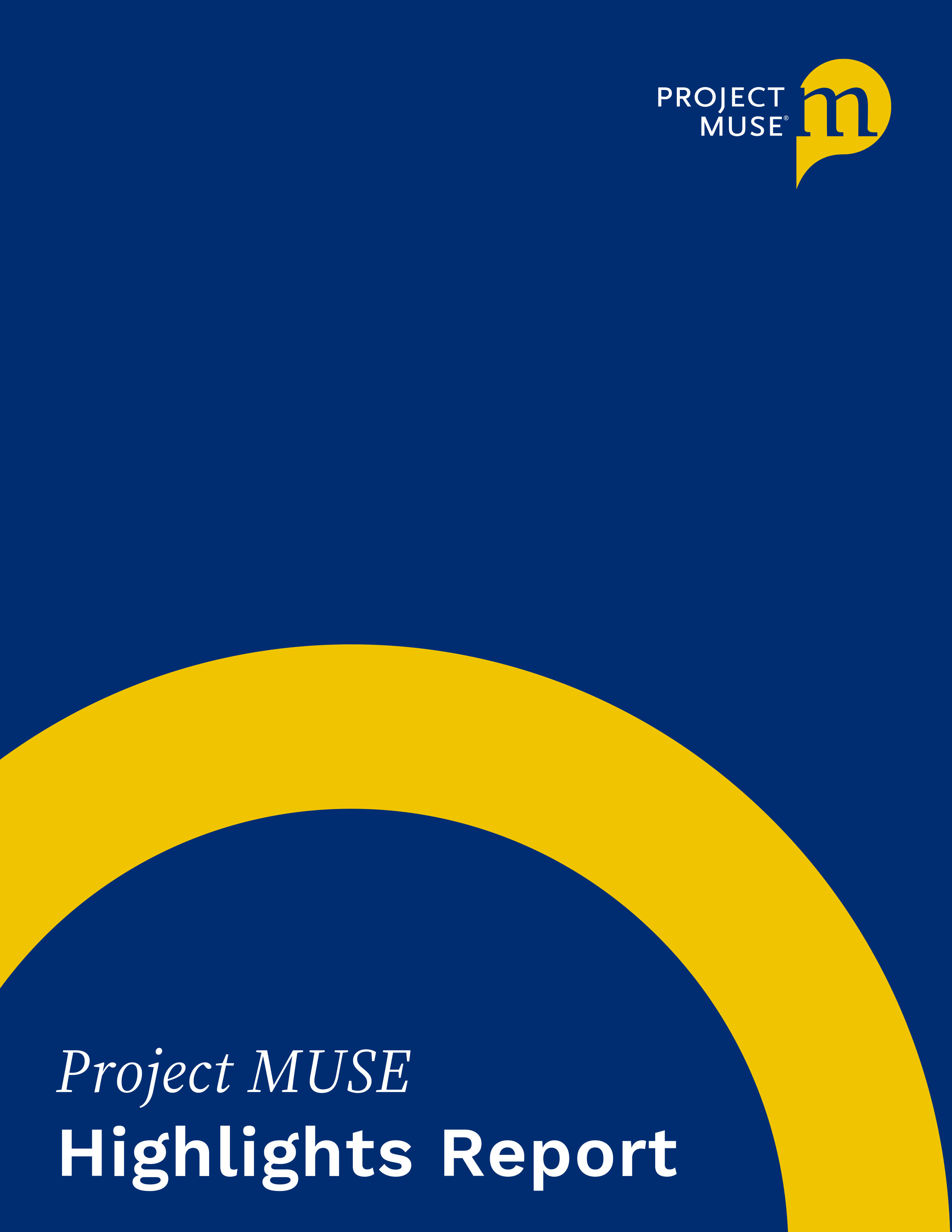 2025 Project MUSE Highlights Report